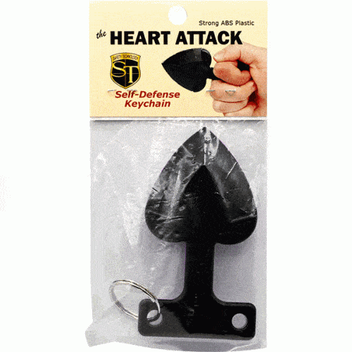 heart attack keychain