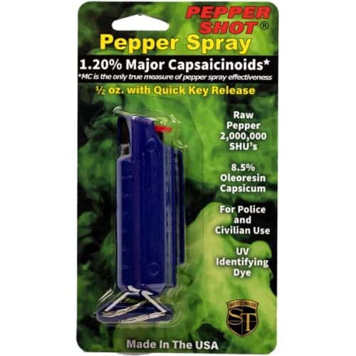 Pepper Shot Pepper Spray Key Chain