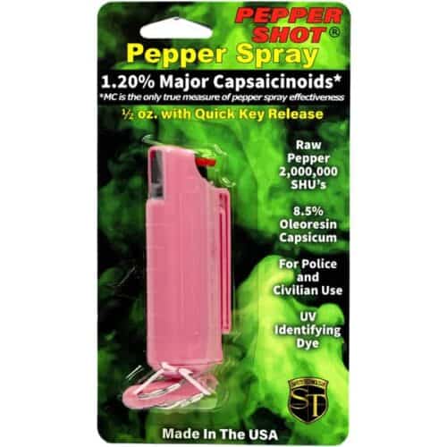 Pepper Shot Pepper Spray Key Chain