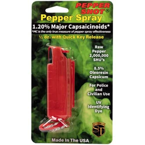 Pepper Shot Pepper Spray Key Chain