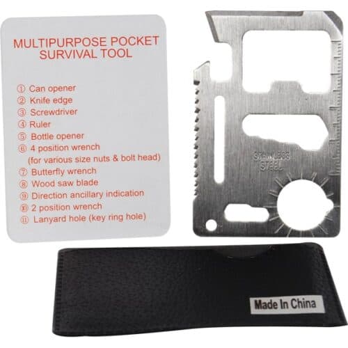 Multi-Function Survival Tool Business Card