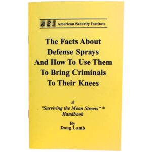 Tactical Defense Spray Book