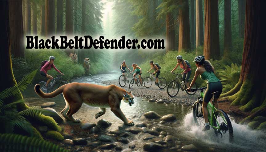 cougar attack cyclists Washington